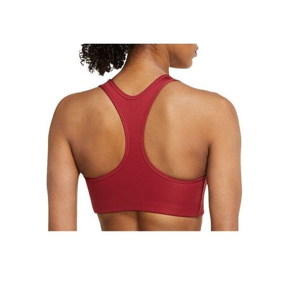 Nike BV3636 Women's Sz XS Red Dri-Fit Swoosh Logo Medium Support Sports Bra - Picture 7 of 7